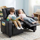 2-Seater Kids Recliner Double Toddler Sofa Chair with 2 Cup Holders by LJGDeals