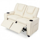 2-Seater Kids Recliner Double Toddler Sofa Chair with 2 Cup Holders