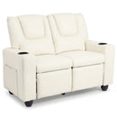 2-Seater Kids Recliner Double Toddler Sofa Chair with 2 Cup Holders by LJGDeals