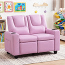 2-Seater Kids Recliner Double Toddler Sofa Chair with 2 Cup Holders by LJGDeals