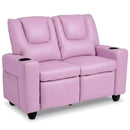 2-Seater Kids Recliner Double Toddler Sofa Chair with 2 Cup Holders by LJGDeals