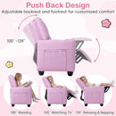 2-Seater Kids Recliner Double Toddler Sofa Chair with 2 Cup Holders