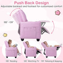 2-Seater Kids Recliner Double Toddler Sofa Chair with 2 Cup Holders by LJGDeals