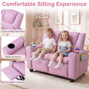 2-Seater Kids Recliner Double Toddler Sofa Chair with 2 Cup Holders by LJGDeals