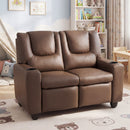 2-Seater Kids Recliner Double Toddler Sofa Chair with 2 Cup Holders