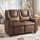 2-Seater Kids Recliner Double Toddler Sofa Chair with 2 Cup Holders by LJGDeals
