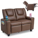 2-Seater Kids Recliner Double Toddler Sofa Chair with 2 Cup Holders