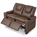 2-Seater Kids Recliner Double Toddler Sofa Chair with 2 Cup Holders