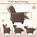 2-Seater Kids Recliner Double Toddler Sofa Chair with 2 Cup Holders