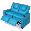 2-Seater Kids Recliner Double Toddler Sofa Chair with 2 Cup Holders by LJGDeals