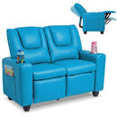 2-Seater Kids Recliner Double Toddler Sofa Chair with 2 Cup Holders by LJGDeals