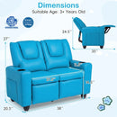 2-Seater Kids Recliner Double Toddler Sofa Chair with 2 Cup Holders by LJGDeals