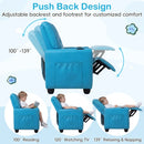 2-Seater Kids Recliner Double Toddler Sofa Chair with 2 Cup Holders by LJGDeals