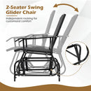 2-Seater Outdoor Glider Bench with Center Table by LJGDeals