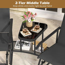 2-Seater Outdoor Glider Bench with Center Table by LJGDeals