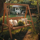 2-Seater Porch Swing with Stand and Adjustable Chains by DirectDeals