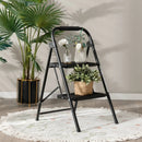2-Step Folding Ladder with Wide Anti-Slip Pedal by LJGDeals