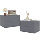 Wall Mounted Floating Nightstand with 2 Drawers