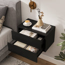 Wall Mounted Floating Nightstand with 2 Drawers