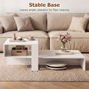 2-Tier Coffee Table with Open Storage Shelf by LJGDeals