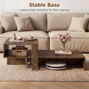 2-Tier Coffee Table with Open Storage Shelf by LJGDeals