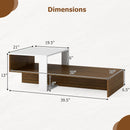 2-Tier Coffee Table with Open Storage Shelf by LJGDeals