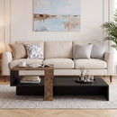2-Tier Coffee Table with Open Storage Shelf by LJGDeals