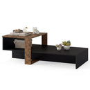 2-Tier Coffee Table with Open Storage Shelf by LJGDeals