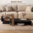 2-Tier Coffee Table with Open Storage Shelf by DirectDeals