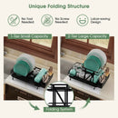 2-Tier Collapsible Dish Rack with Removable Drip Tray by LJGDeals