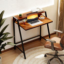 2 Tier Computer Desk PC Laptop Table Study Writing Home Office Workstation New by LJGDeals