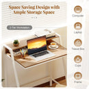 2 Tier Computer Desk PC Laptop Table Study Writing Home Office Workstation New by LJGDeals