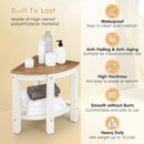Heavy Duty Corner Shower Bench Stool with Storage Shelf for Shaving Legs by LJGDeals