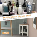 Heavy Duty Corner Shower Bench Stool with Storage Shelf for Shaving Legs by LJGDeals