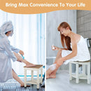 Heavy Duty Corner Shower Bench Stool with Storage Shelf for Shaving Legs by LJGDeals