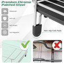 2-Tier Detachable Dish Rack with Drainboard and 360¬∞ Swivel Spout