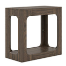 2-Tier End Table with Storage Shelf for Living Room-Oak by LJGDeals