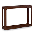 2-Tier Mid Century Wood Console Table with Storage Shelf by DirectDeals