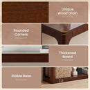 2-Tier Mid Century Wood Console Table with Storage Shelf by DirectDeals