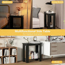 2-Tier Compact End Table with Storage Shelf by LJGDeals