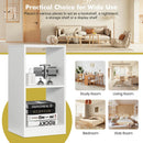 2 Pieces 2-tier Bookcase Set with Anti-toppling Device by LJGDeals