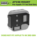 HIDEit ATV4K | 1st + 2nd Gen Apple TV 4K Wall Mount by HIDEit Mounts