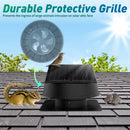 42W 12" Solar Attic Fan with Smart Power Adapter+Remote