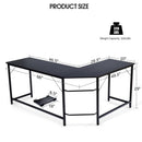 L Shaped Desk Corner Computer Desk PC Laptop Gaming Table Workstation by LJGDeals