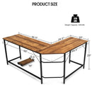 L Shaped Desk Corner Computer Desk PC Laptop Gaming Table Workstation by LJGDeals