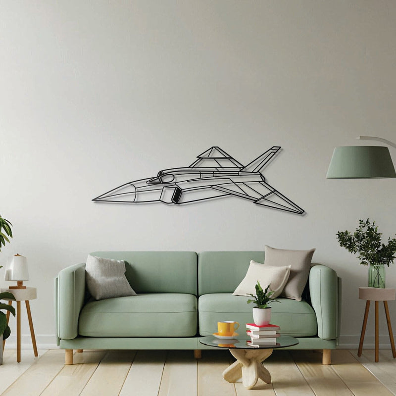 CF-105 Arrow Front Angle Metal Aircraft Wall Art - NCP0469