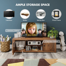 Classic Style TV Console Cabinet for 65-Inch TV with 2 Cable Management Holes by LJGDeals
