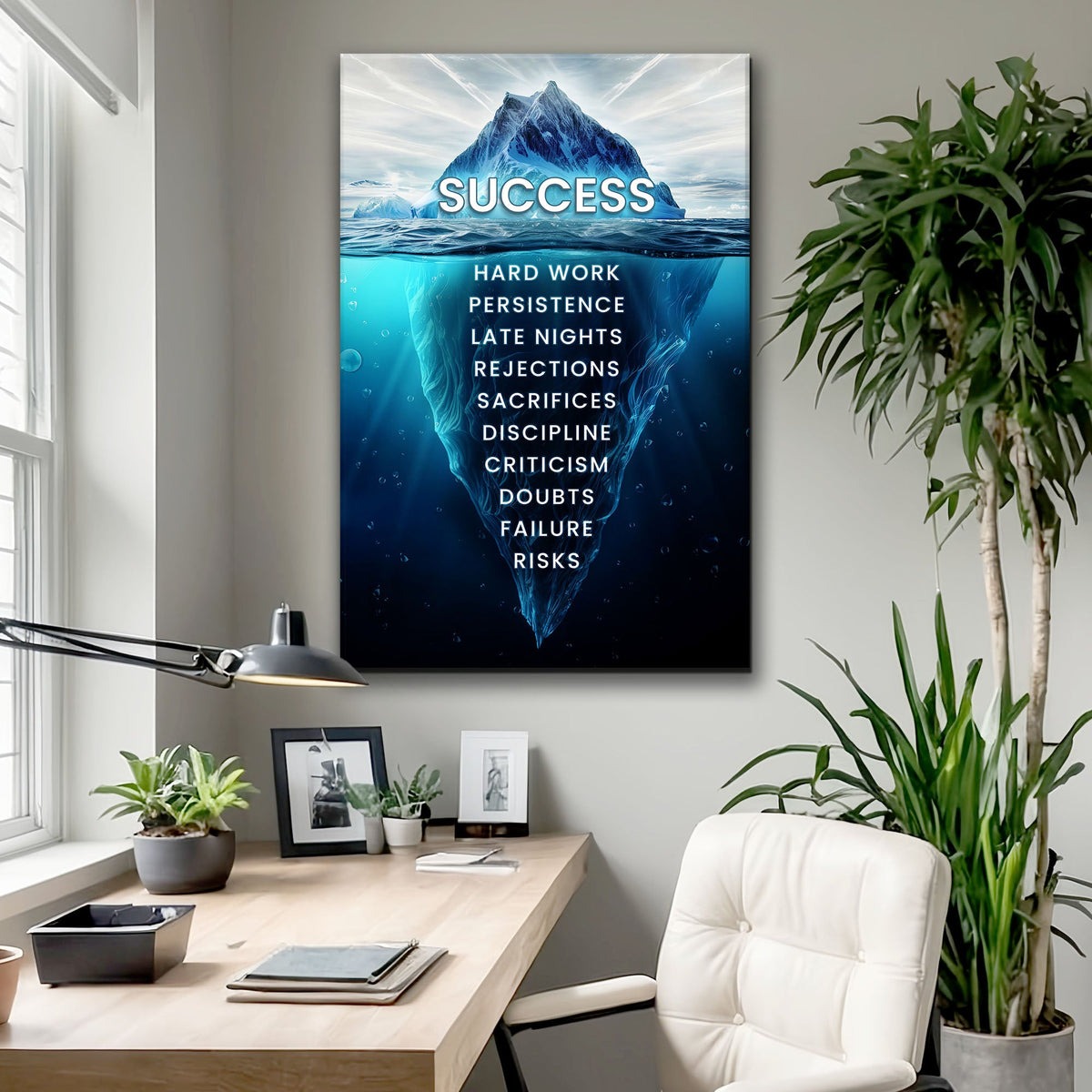 Success Motivational Wall Sign, photo 3 of 10