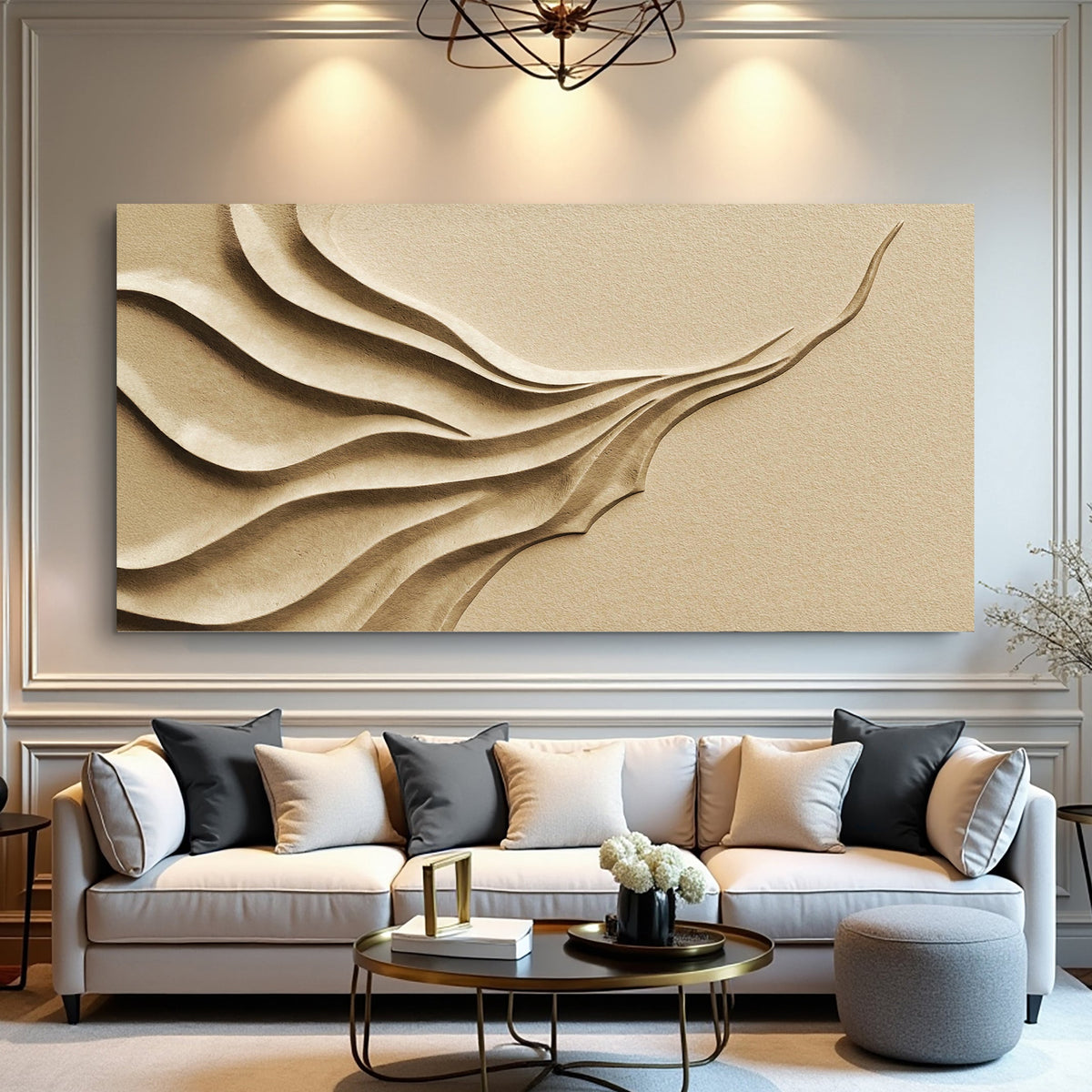 Beige Minimalist Wall Art II, photo 4 of 10