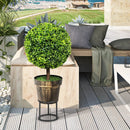 Artificial Ball Tree set of 2 with Natural Look and Water Resistance by LJGDeals